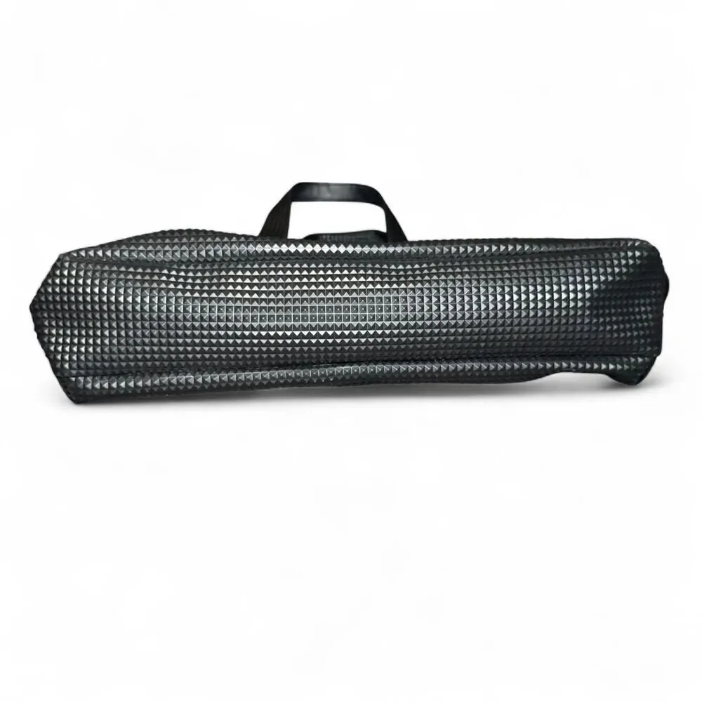 Police Brand Black Brief Case Laptop Bag with Crossbody Strap and Top Handles